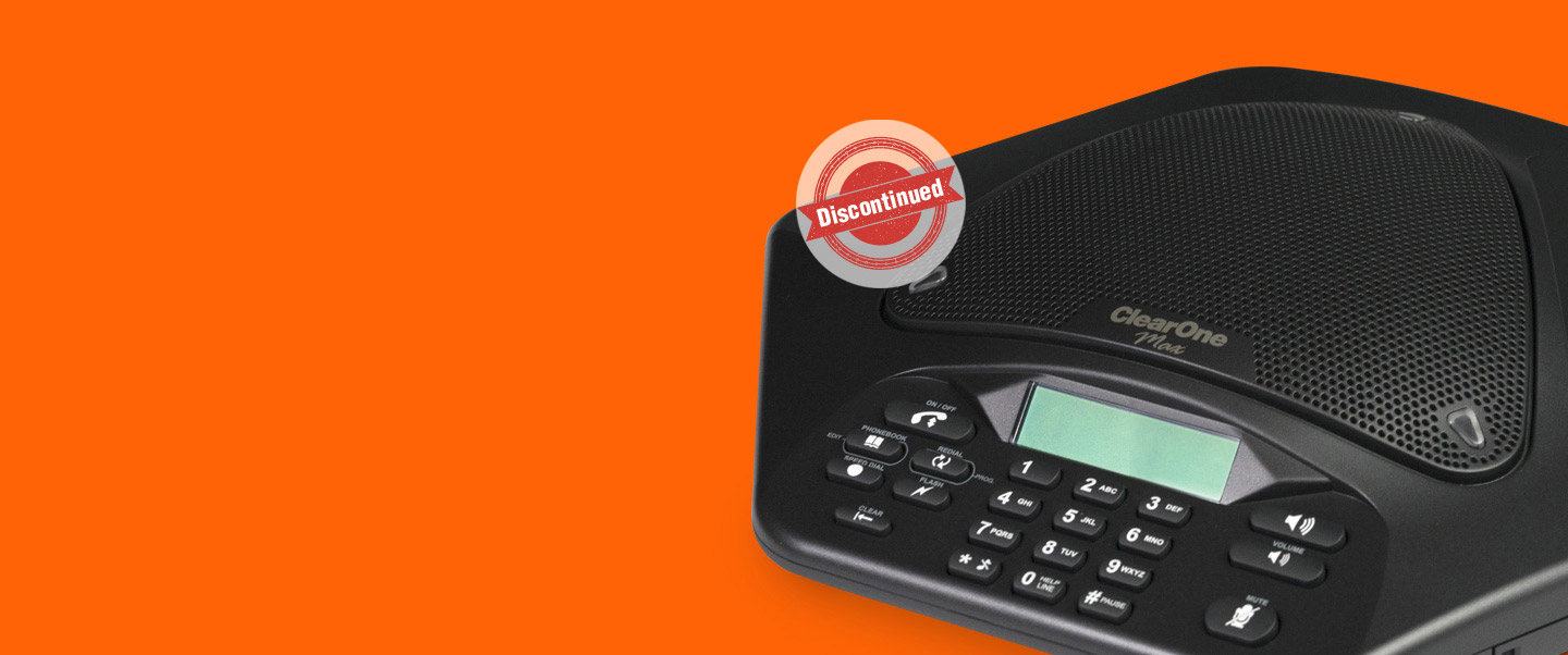 ClearOne MAX Wireless & MAXAttach Wireless Conferencing Phone