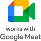 Works with Google Meet